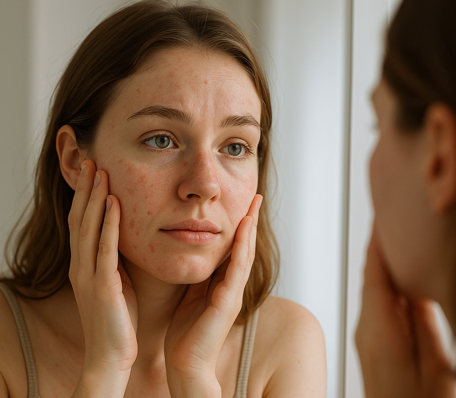 Acné , marcas y poros visibles